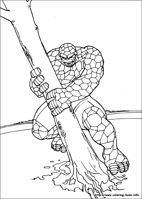 Fantastic Four coloring picture